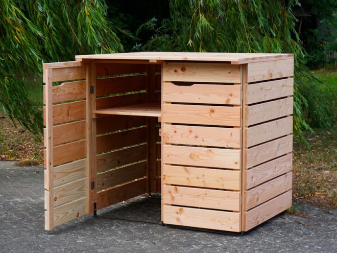 2er Kinderwagenbox Holz - heimisches Holz - Made in Germany