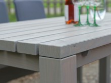 Gartenmöbel Set / Oberfläche: Transparent Grau